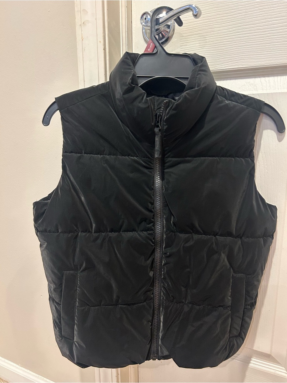 Old Navy Black Quilted Puffer Vest